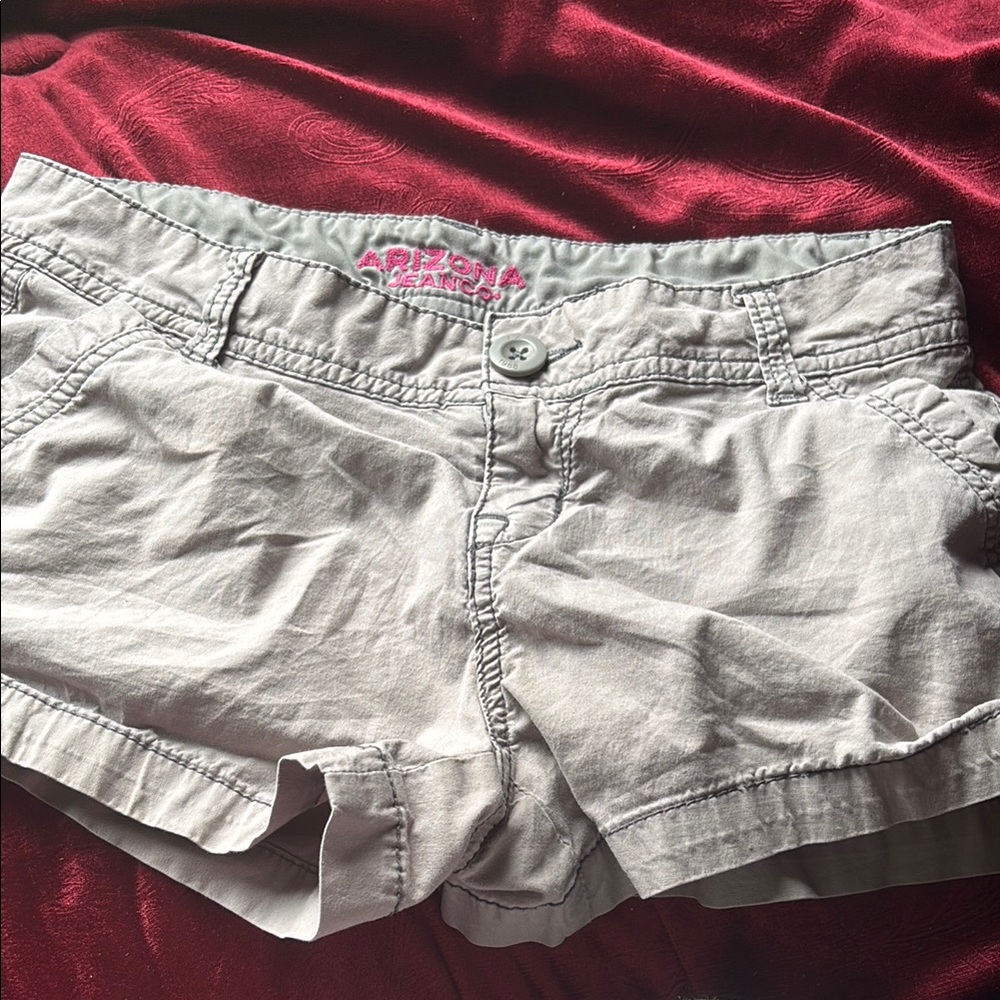 Arizona Jean Company Gray Cargo Shorts Relaxed Fit